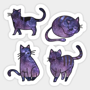 Galaxy Cats - Space Cat Sticker